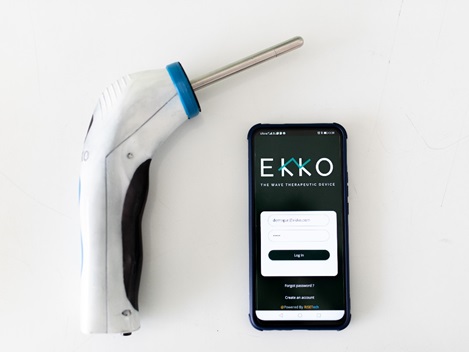 Portable Version of EKKO along with Mobile Application EKKO Wave Therapeutic Device A device for treatment of Neurological Disorders