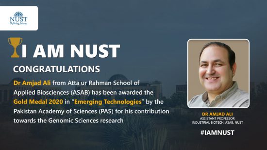 NUST Researcher Recognized for Contribution in Microbial Genomics & Bioinformatics