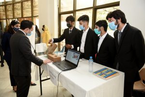 Figure 1: Mr. Sardar Yasir Illyas Khan Visiting a stall on FICS 2021