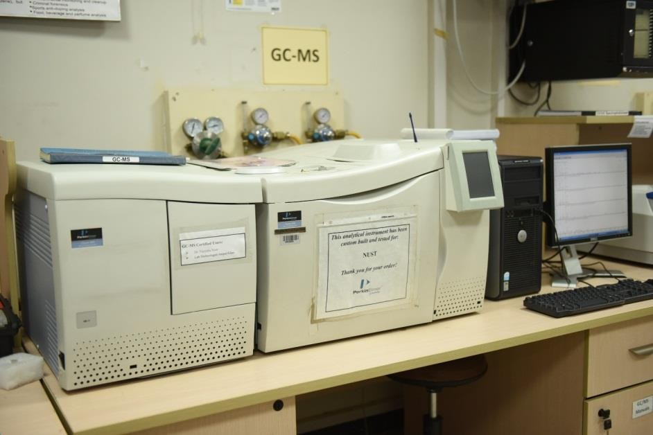 Figure 6 shows Gas Chromatograph Mass Spectrometer