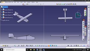 Figure 1: Aircraft CAD Modelling