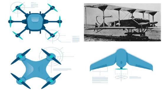 Unmanned Aerial Vehicles: From History to Modern Trends