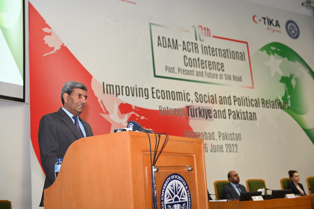 Figure 3. Pro Rector RIC, Dr RIzwan Riaz, giving remarks at the opening of the conference