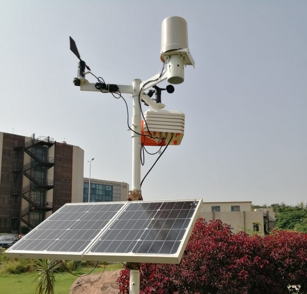 Figure 1: IoT-based weather station installed at NUST Islamabad