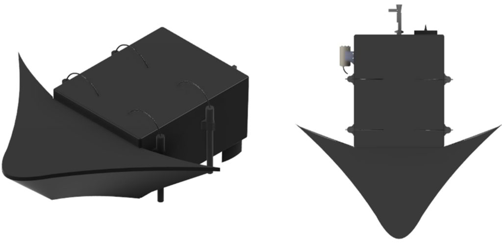 Figure 1: 3D Model of the AquaDrone