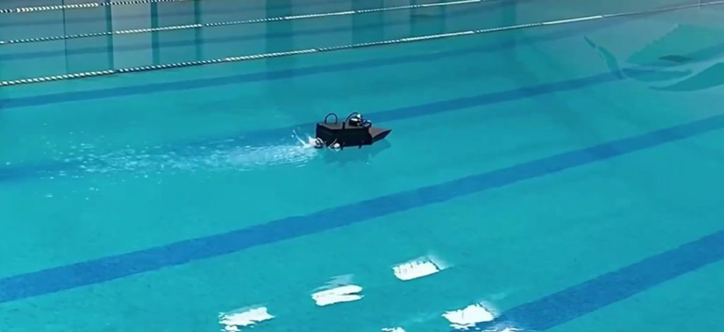 Figure 5: Testing in NUST Swimming Pool