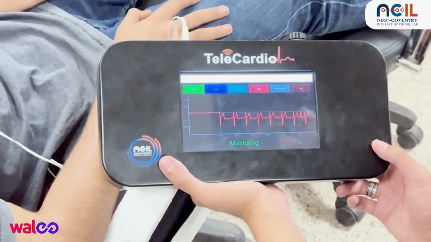 Figure 1: Real-time ECG visualization using TeleCardio