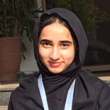 Miss. Khadija Batool, UG Student, S3H, NUST
