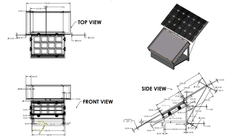 Figure 4: Schematic design of MOF-based atmospheric water harvester