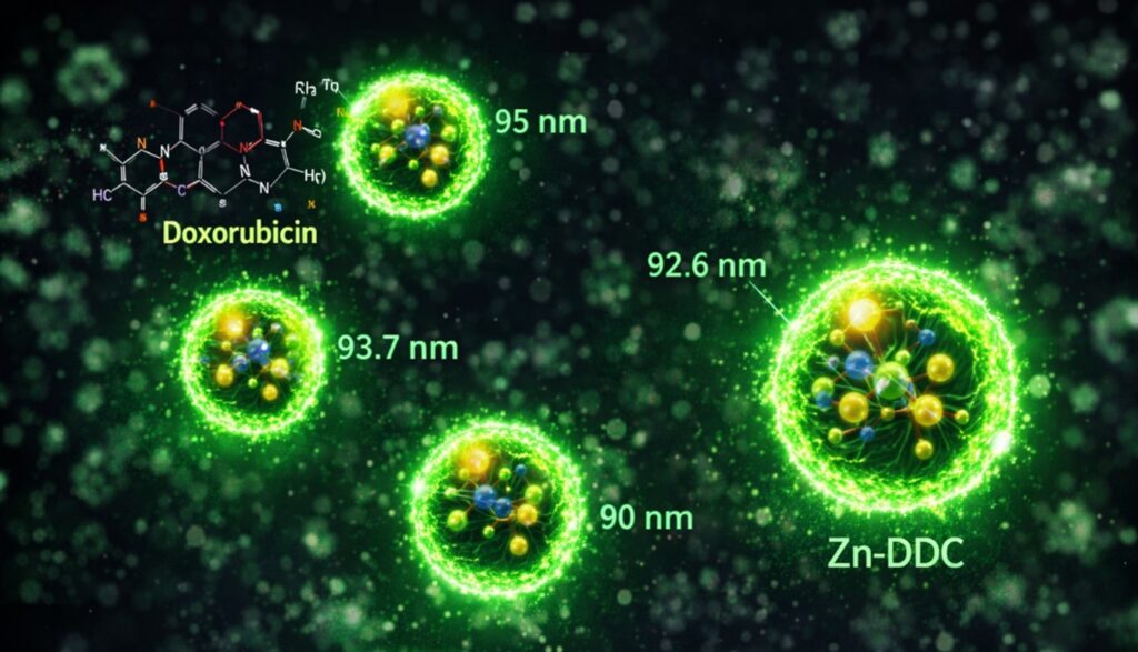 Figure 1: Nanoliposomes carrying both drugs