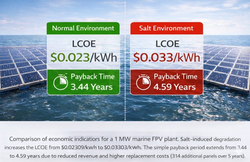 Figure 3: Techno-Economic Impact (1MW Plant Case Study)