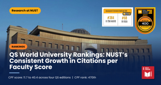 QS World University Rankings: NUST’s Consistent Growth in Citations per Faculty Score
